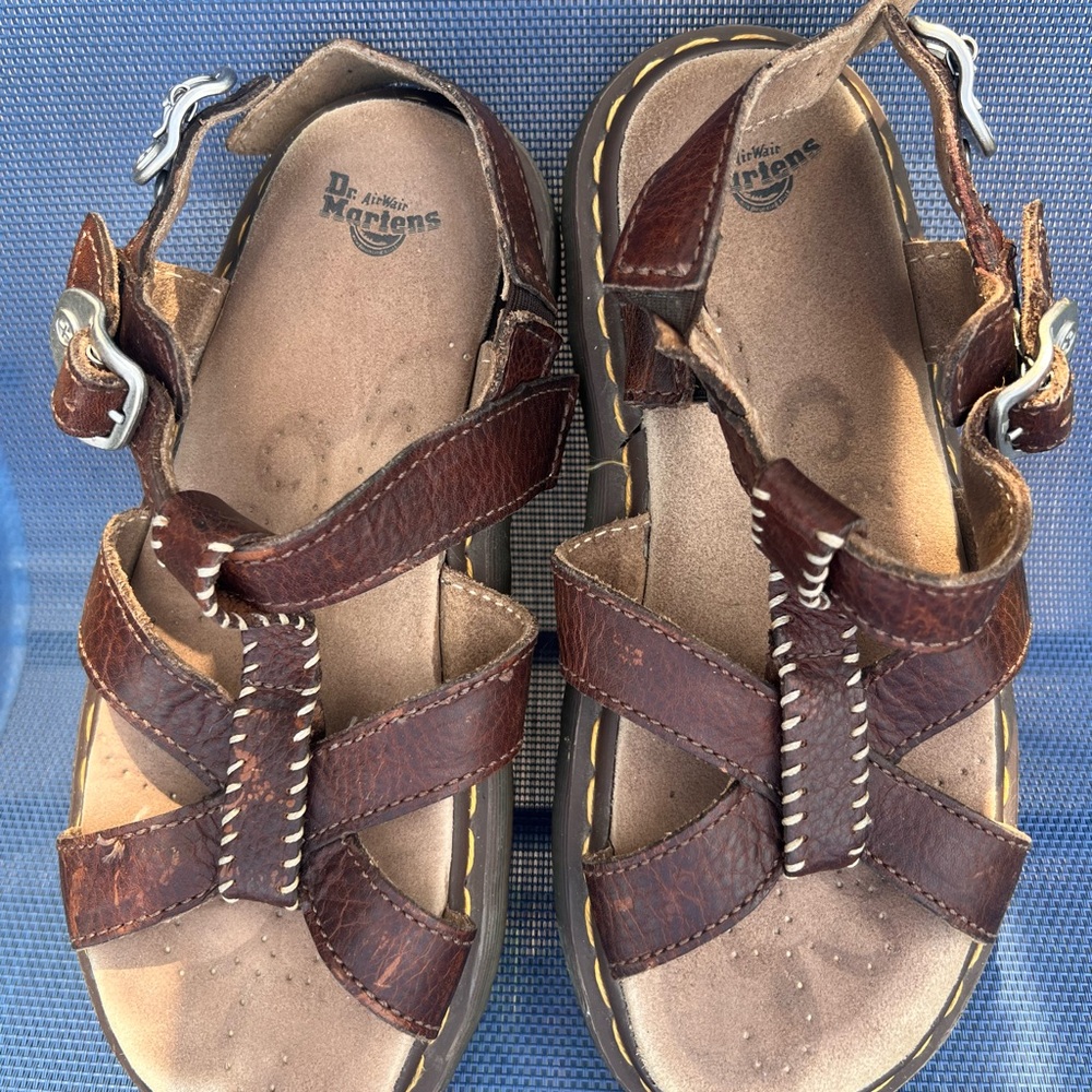 Dr. Martens Brown Leather Sandals